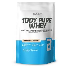 100% Pure Whey Protein pulver Cookies &amp; Cream 454g